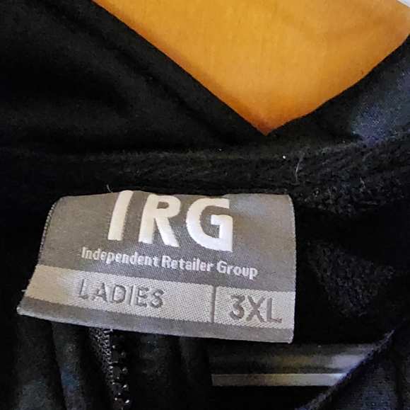 3XL IRG Black scrub jacket - Picture 3 of 3